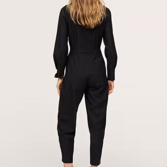 NWT Mango Wrap neckline jumpsuit Size Small - Picture 3 of 6